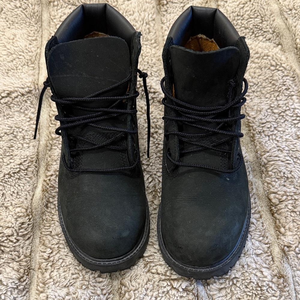 Timberland Kids Black Boots